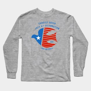 Lake Mitchell Cargile Creek USA Long Sleeve T-Shirt